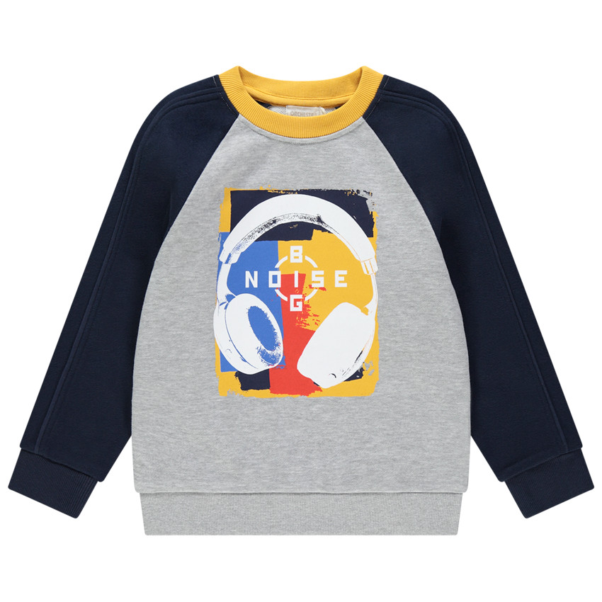 Sweat en molleton contraté print casque  Additional Sweat en molleton contraté print casque