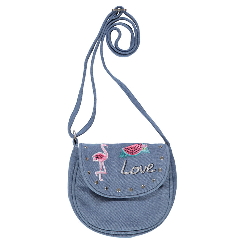 Τσάντα ώμου με φαντεζί τρουκ και πολύχρωμα κεντήματα  Additional Τσάντα ώμου με φαντεζί τρουκ και πολύχρωμα κεντήματα