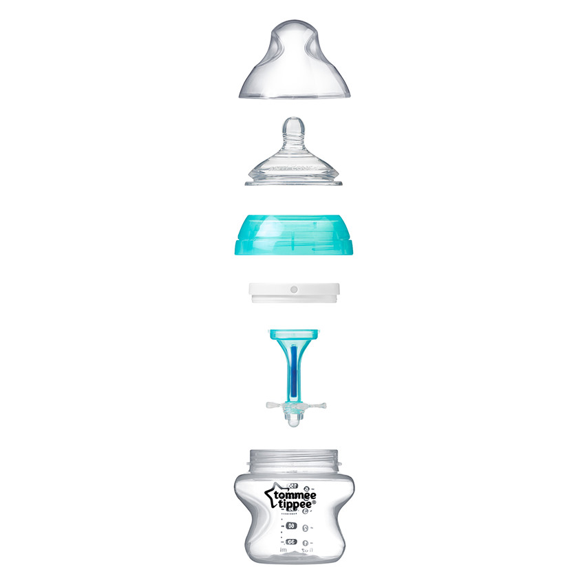 Μπιμπερό Anti-colic 150ml - μικρή ροή (σχέδιο) 