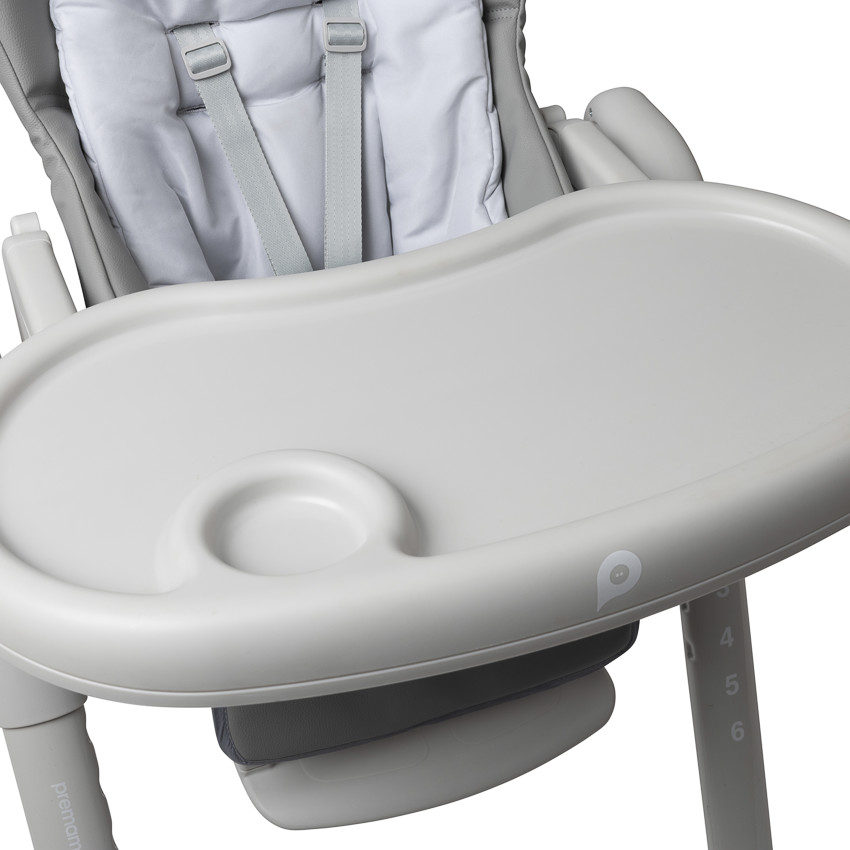 Πολυλειτουργική ρυθμιζόμενη καρέκλα φαγητού Harper γκρι 