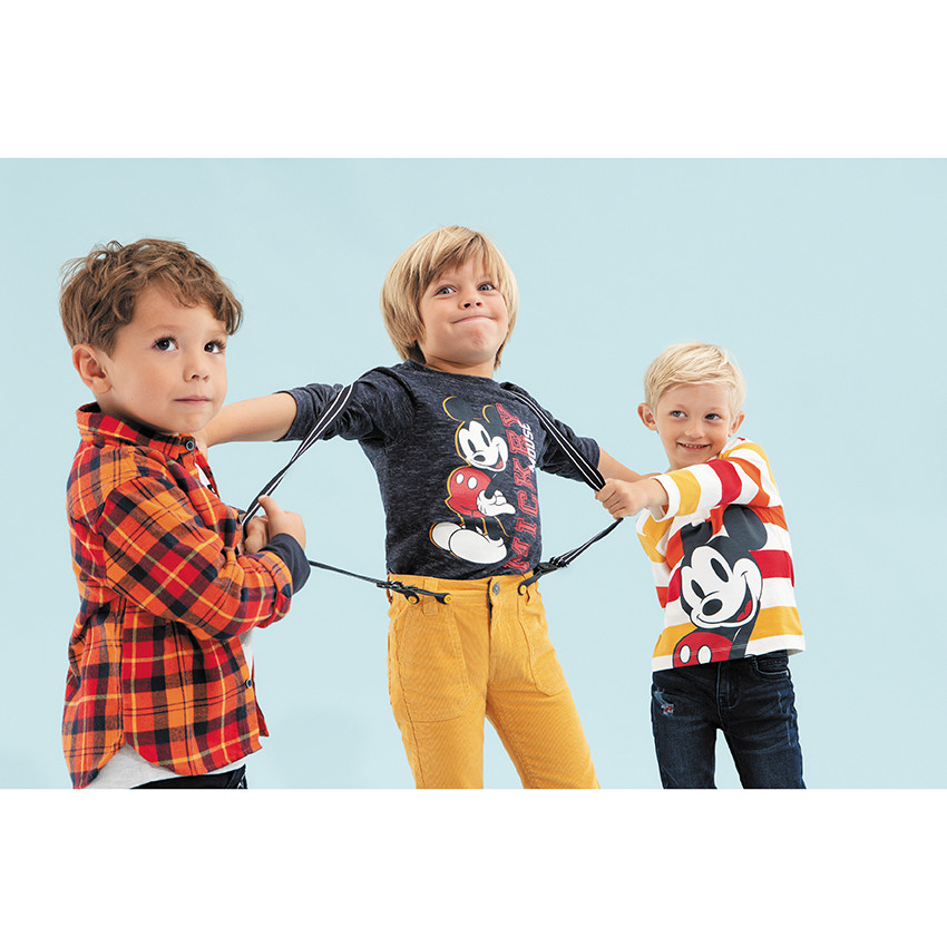 Μακρυμάνικο καρό πουκάμισο από φανέλα 