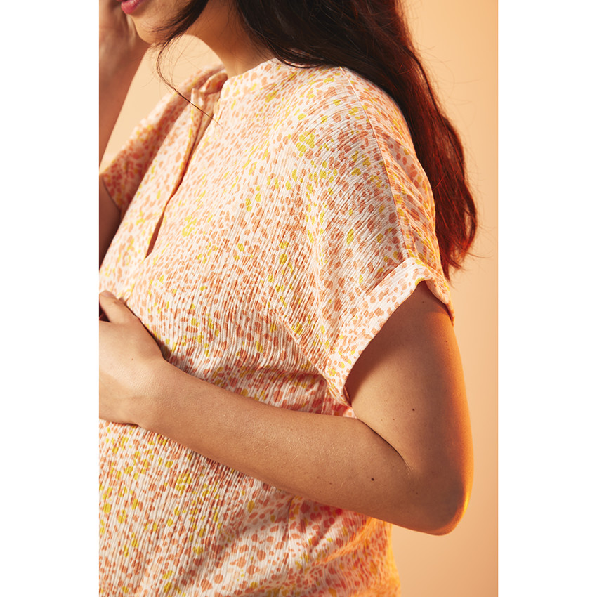 Εγκυμοσύνης και θηλασμού κοντομάνικη πουκάμισο με σχέδιο  Additional Εγκυμοσύνης και θηλασμού κοντομάνικη πουκάμισο με σχέδιο