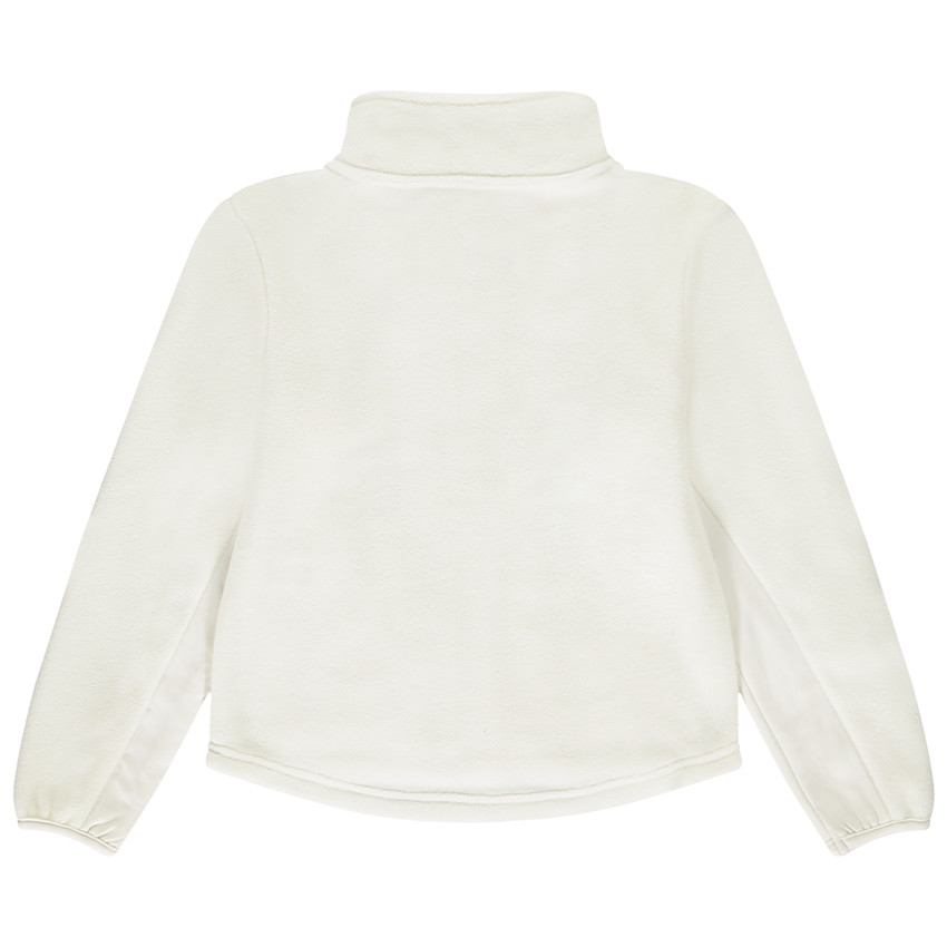 Ζακέτα με φερμουάρ από μικροπολυέστερ για κορίτσι 