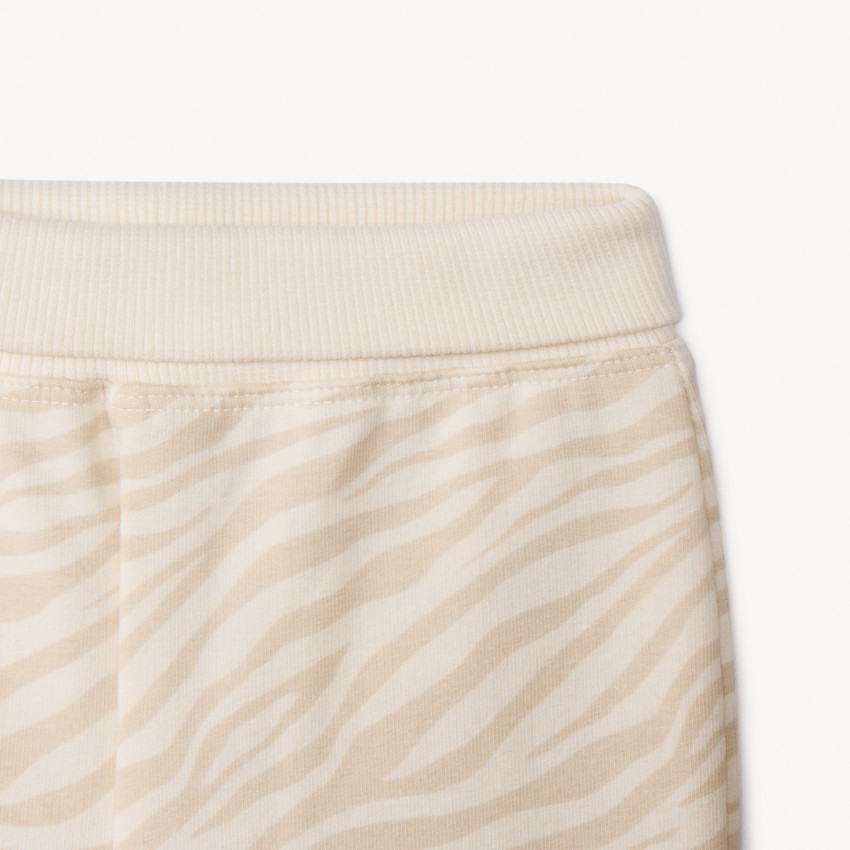 Σετ jogging 2 τμχ. molleton με ζεβρέ σχέδιο για bebe αγόρι 