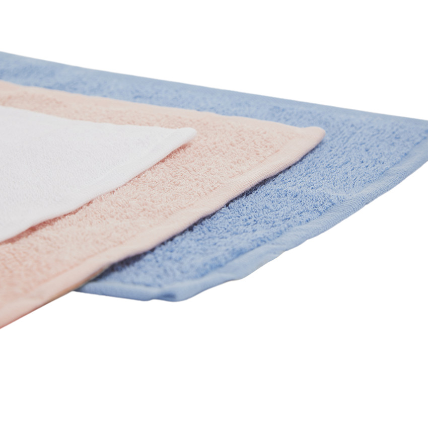 Σετ 6 πετσετών σφουγγαράκι 25 x 25 cm από βαμβακερό 