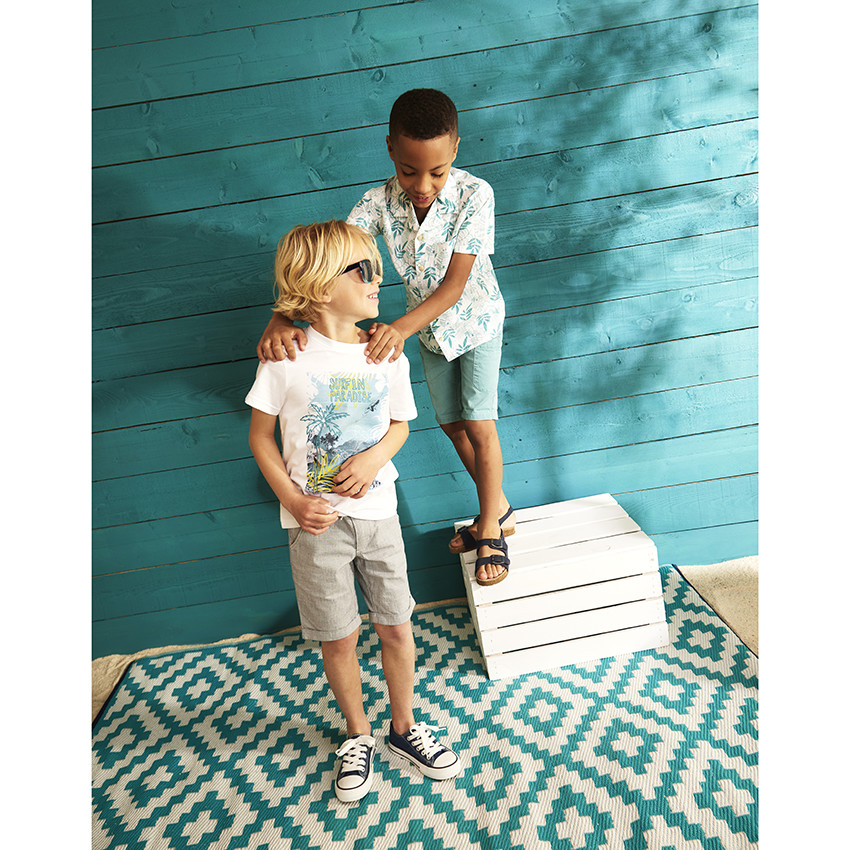 Βερμούδα μονόχρωμη για αγόρι 