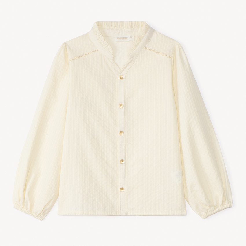 Μπλούζα μονόχρωμη από ανθεκτικό πανί για κορίτσι 