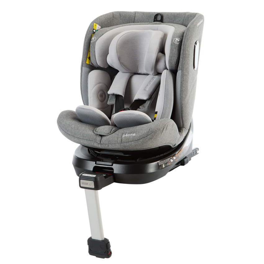 Κάθισμα αυτοκινήτου περιστρεφόμενο i-Size 40-150 cm P4One Xelium γκρι 