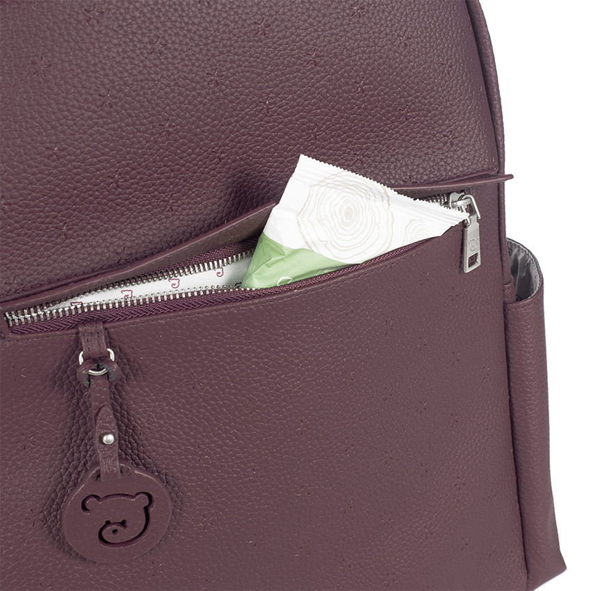 Sac à dos à langer London Cherry 