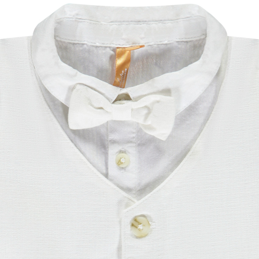 Σετ παντελονιού και πουκαμίσου με αφαιρούμενη ζακέτα για μωρό αγόρι 