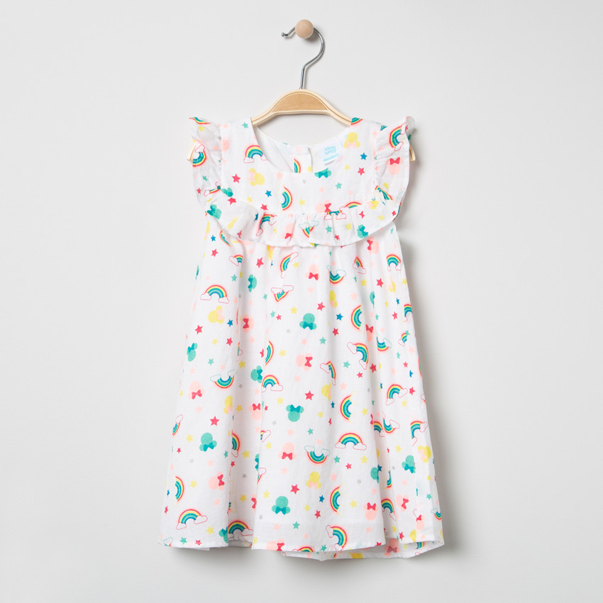 Φόρεμα αμάνικο με βολάν  Minnie 