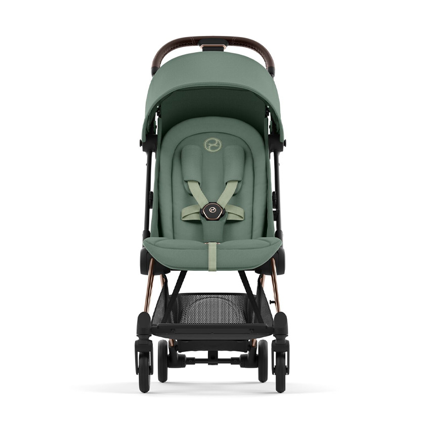 Καρότσι ultra-compact Coya rosegold/leaf green 