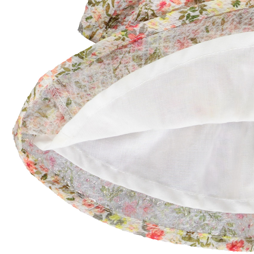 Φούστα με βολάν και σχέδιο φυτών για κορίτσι 