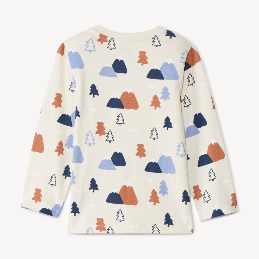 Μακρυμάνικο μπλουζάκι jersey με φαντεζί σχέδιο για bebe αγόρι 