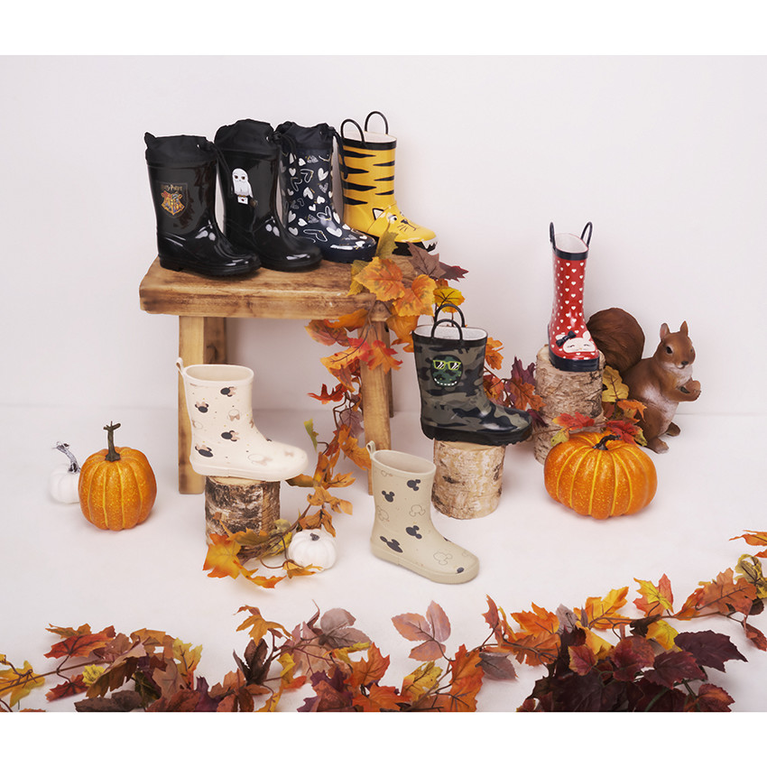 Bottes de pluie fourrées pour fille à coeurs et print lapin   Additional Bottes de pluie fourrées pour fille à coeurs et print lapin