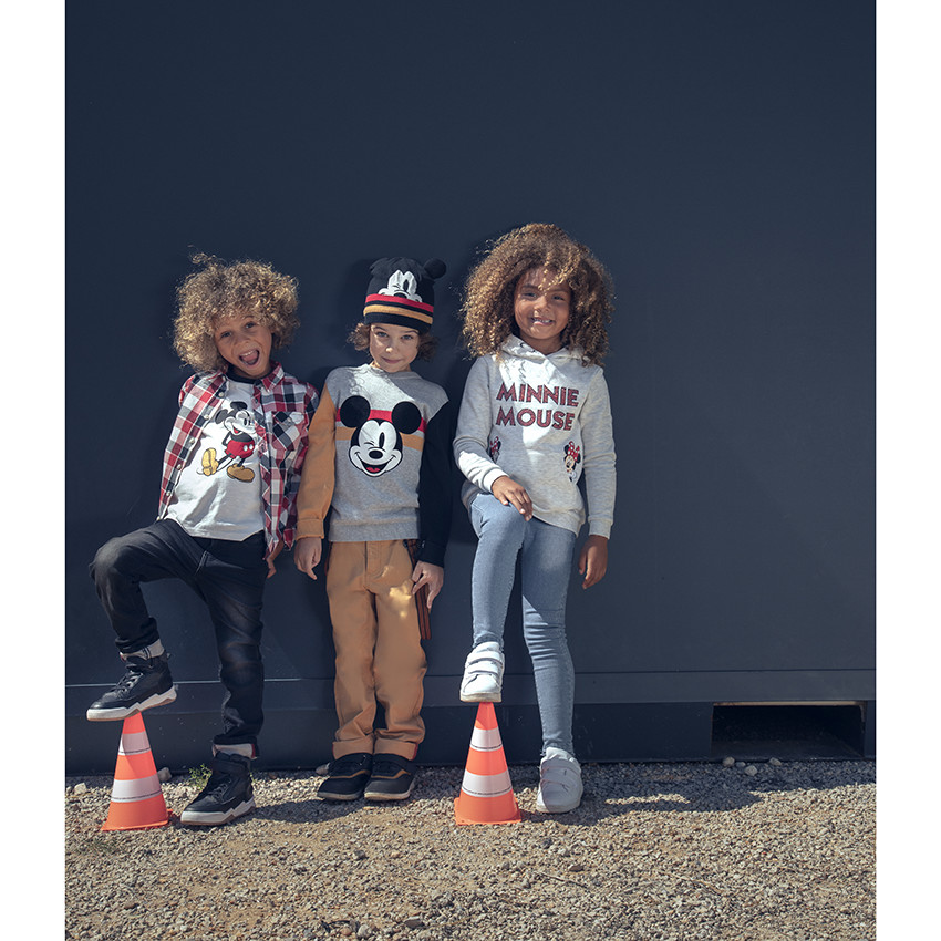 Jean slim noir effet délavé pour enfant garçon 