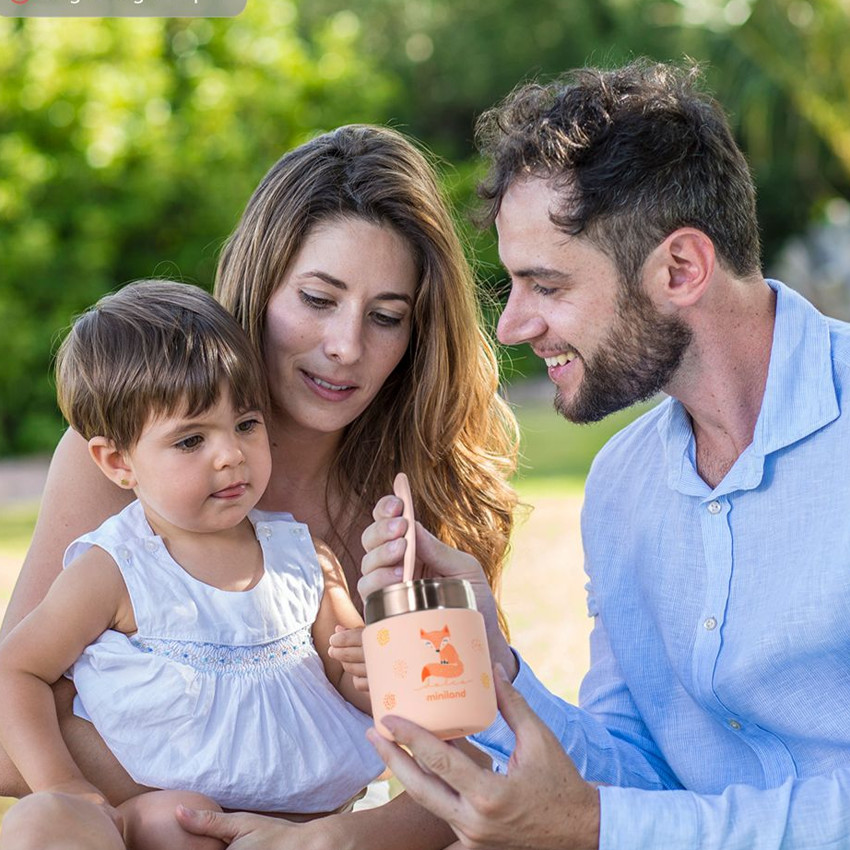 Θερμός Φαγητού Dolce 280ml Candy Pink Miniland  