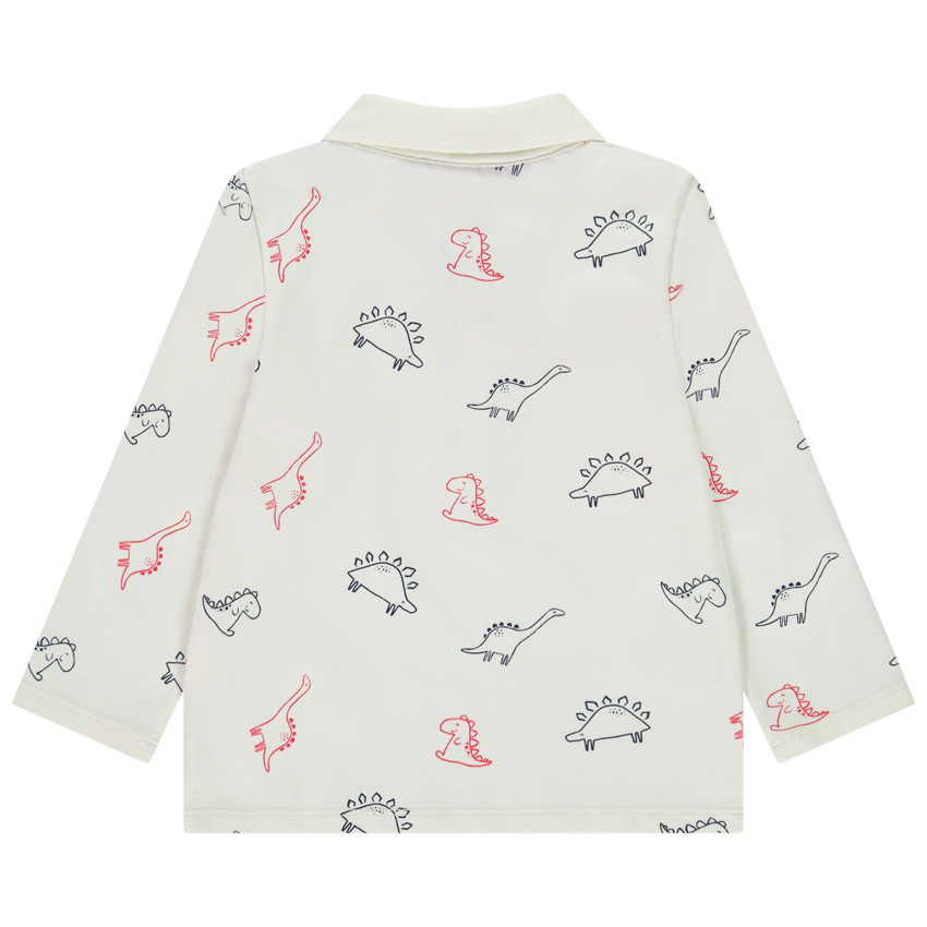 Πολυάρι μακρυμάνικο με σχέδιο δεινοσαύρων για μωρό αγόρι 