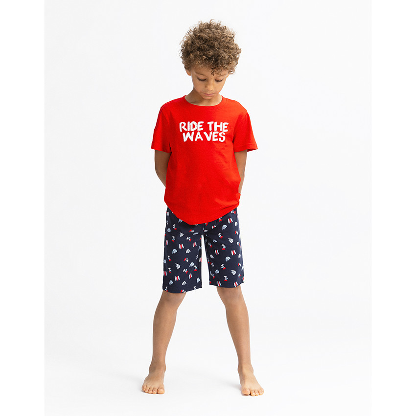 Σετ από 3 Πιτζάμες 2 κομμάτια jersey για αγόρι 