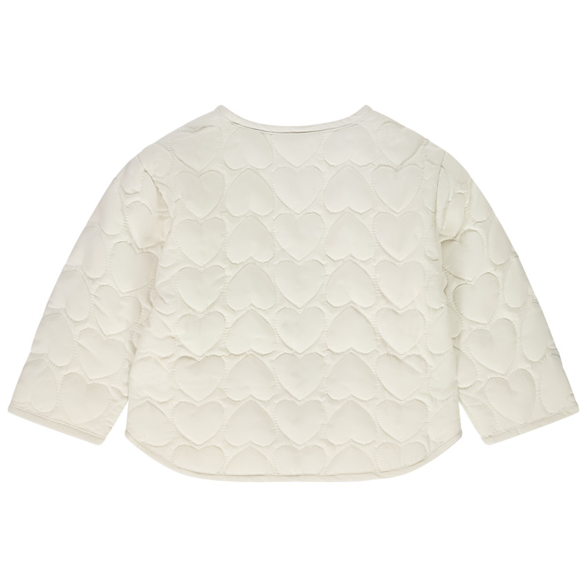 Veste en toile matelassée pour bébé fille 