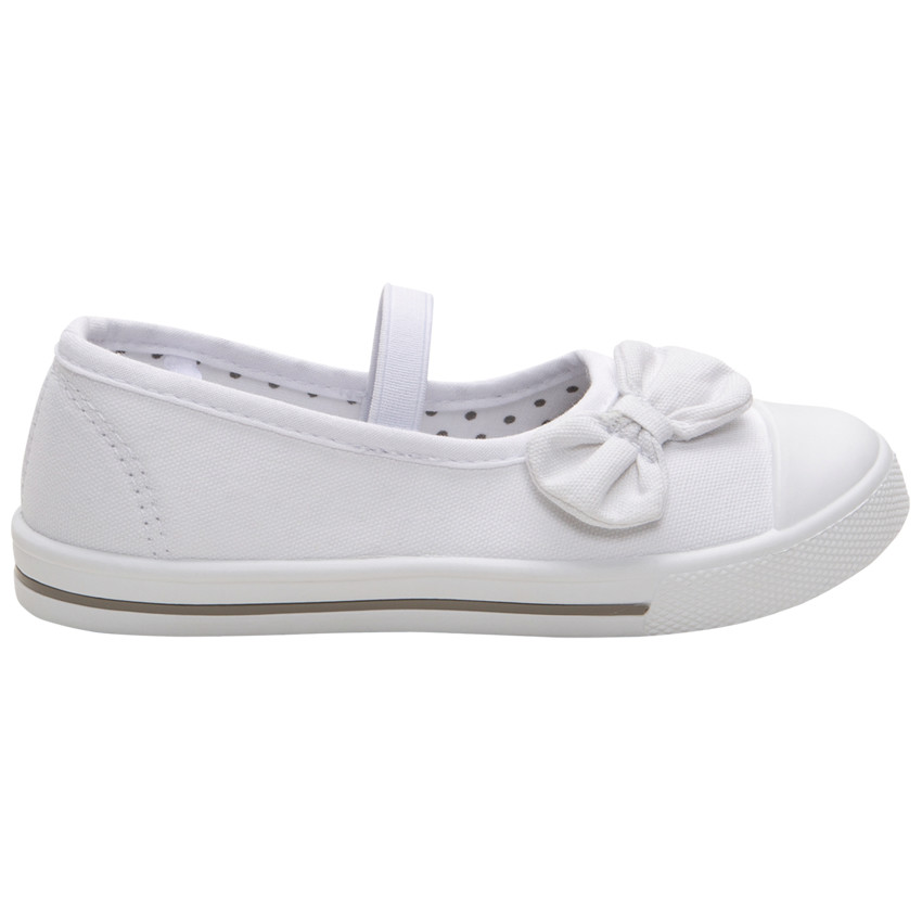 Αθλητικά παπούτσια από ύφασμα με φιόγκο 