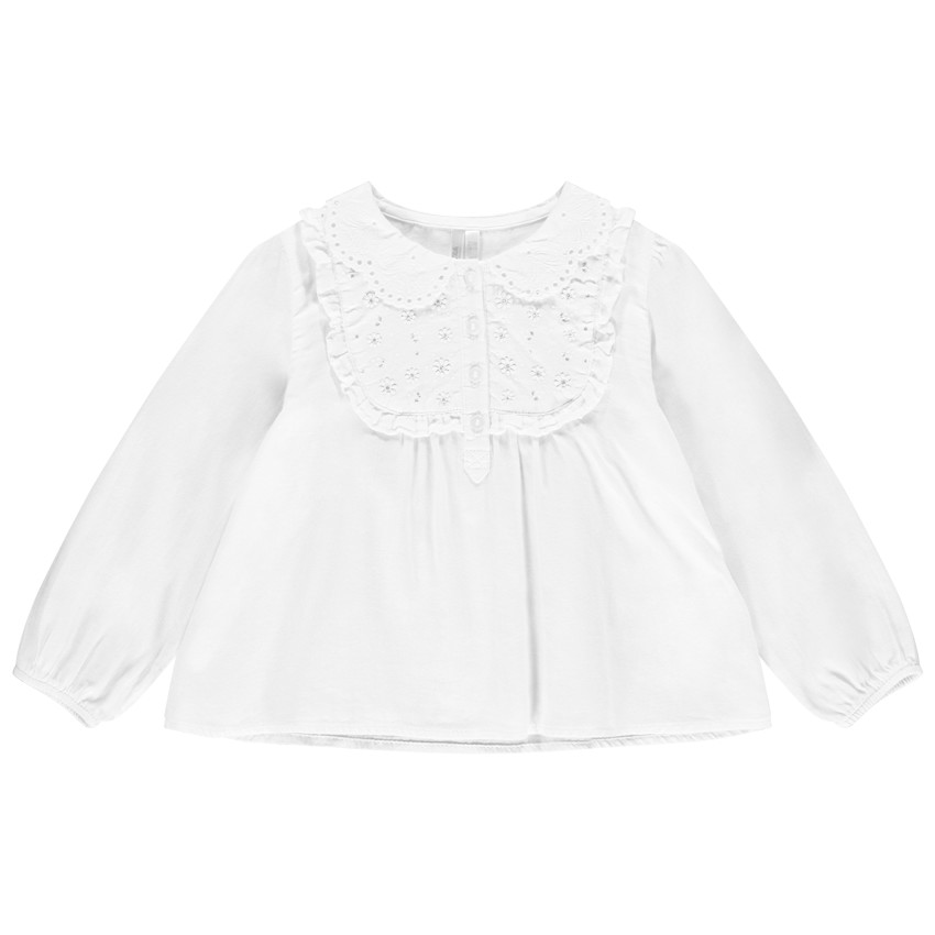 Τουνίκ βαμβακερό γιακάς claudine για bebe κορίτσι 