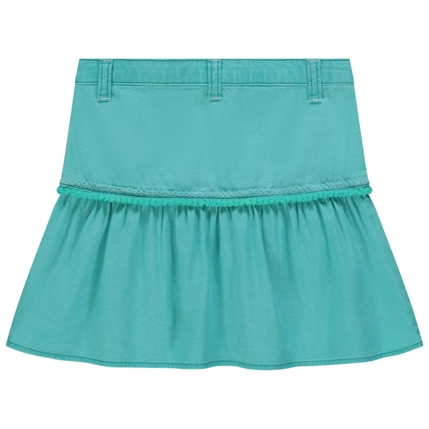 Φούστα με βολάν στο τελείωμα 