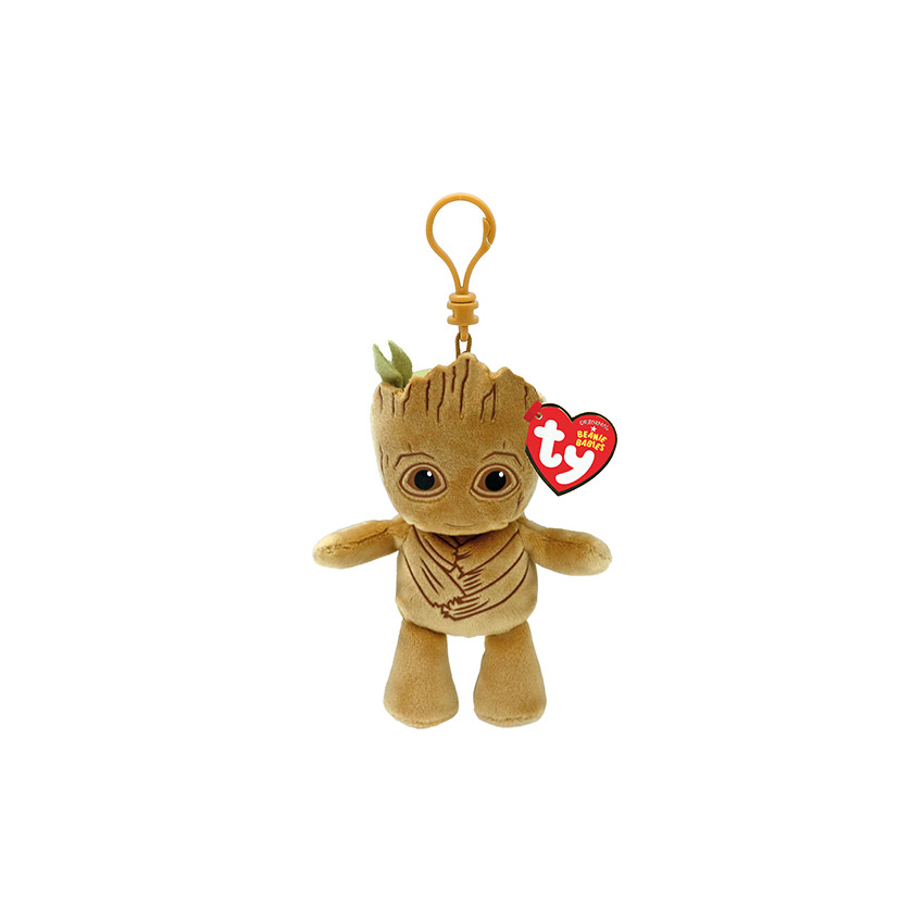 Χνουδωτό Beanie Babies Κλιπ Groot 8,5εκ 