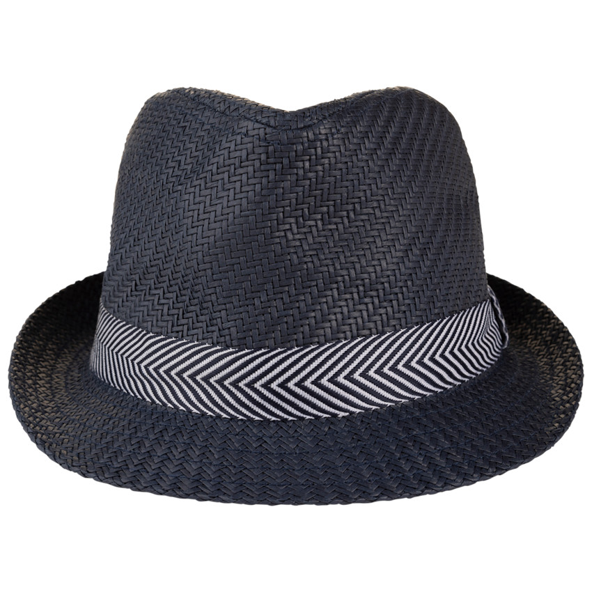 Καπέλο Borsalino πλεκτό με υφασμάτινη κορδέλα για αγόρι 