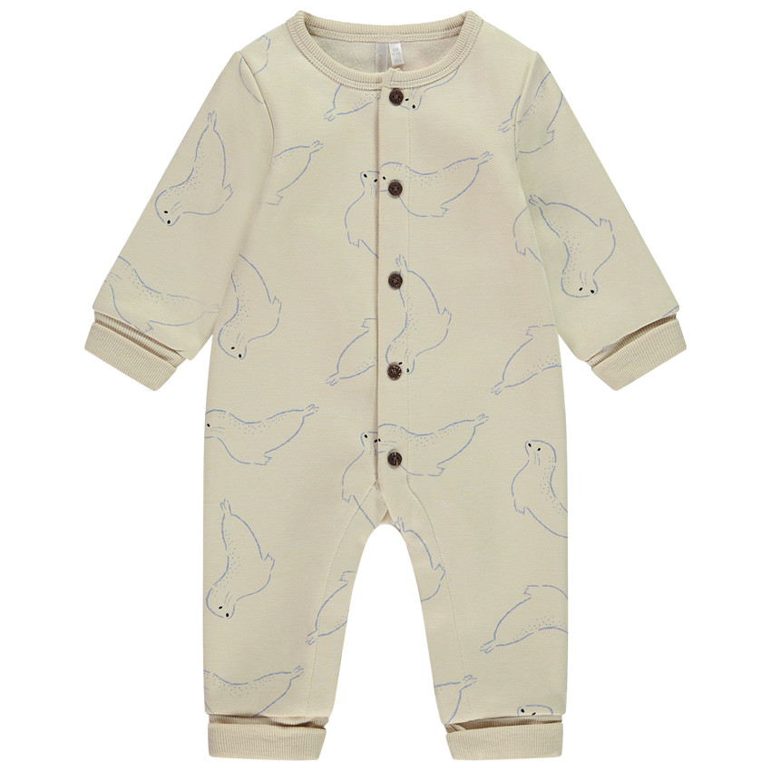 Μακρύ εξελιξιμό φόρεμα με σχέδιο φώκια για μωρό 