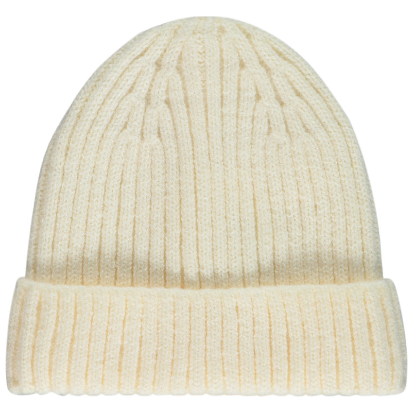 Σκουφάκι πλεκτό μονόχρωμο για κορίτσι bebé 