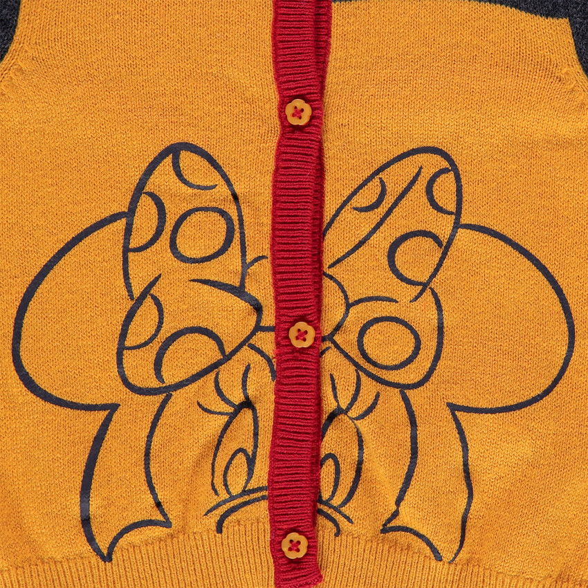 Gilet en tricot à rayures et print Minnie Disney  Additional Gilet en tricot à rayures et print Minnie Disney