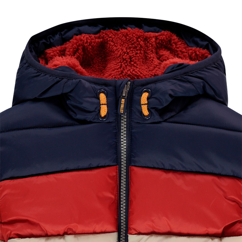 Doudoune matelassée colorée doublée sherpa  