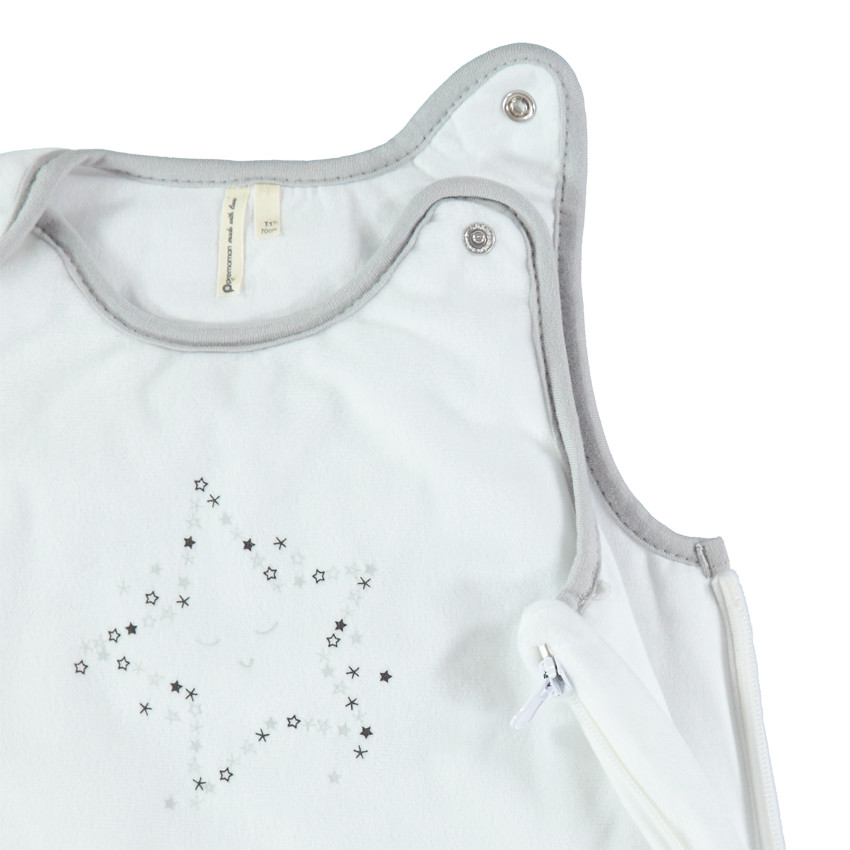 Αμάνικος υπνόσακος από βελουτέ με σχέδιο αστέρι TOG 3.5 