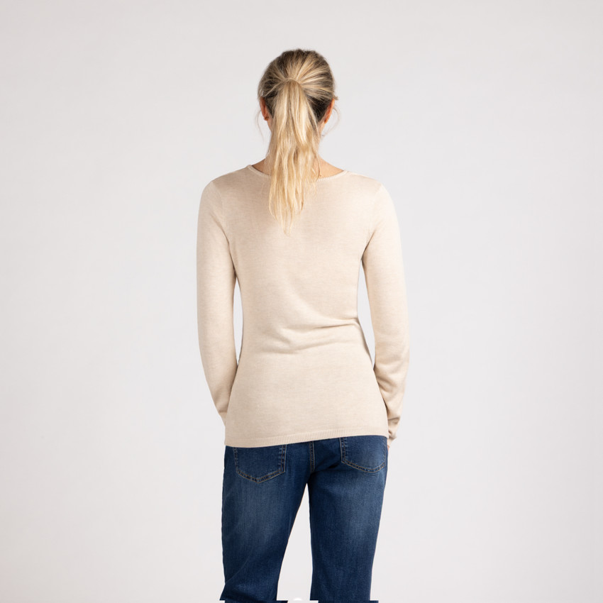 Pull de grossesse en tricot uni 