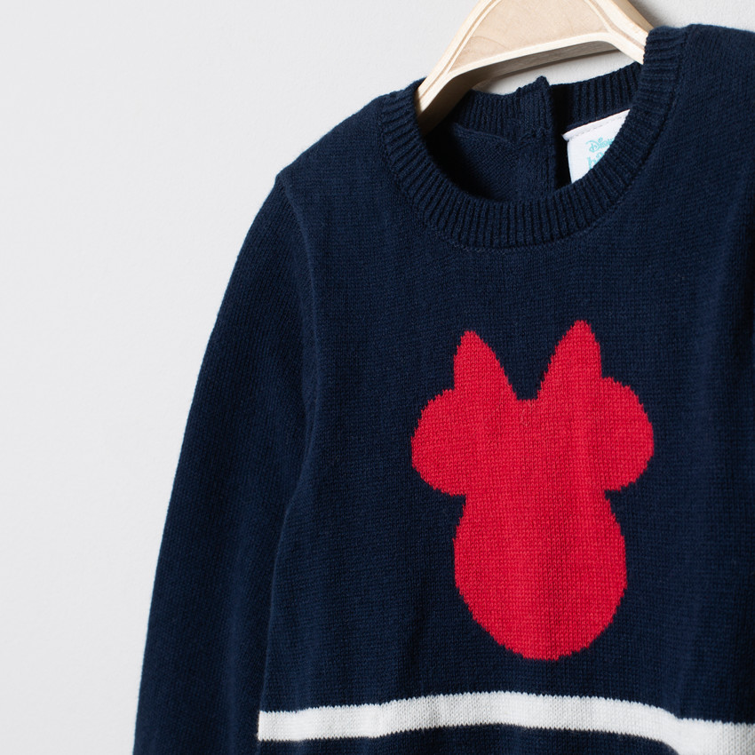 Φόρεμα μακρυμάνικο πλεκτό Minnie Disney Main Φόρεμα μακρυμάνικο πλεκτό Minnie Disney