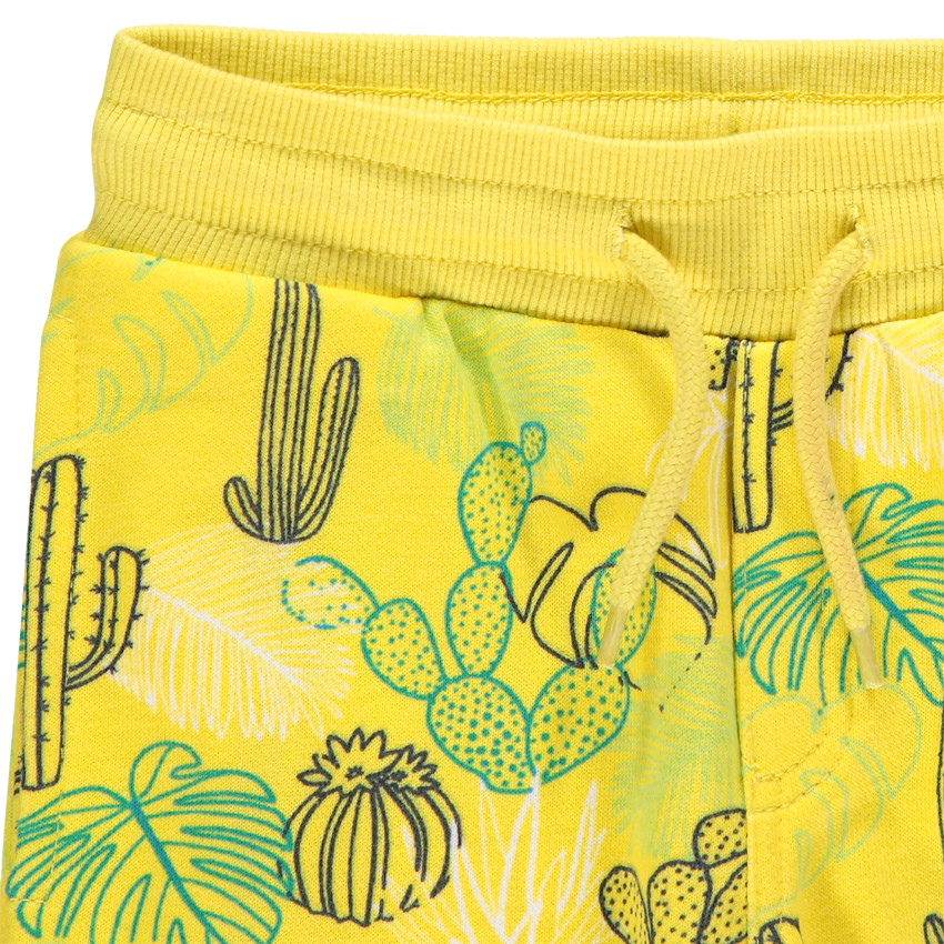 Βερμούδα molleton εμπριμέ 