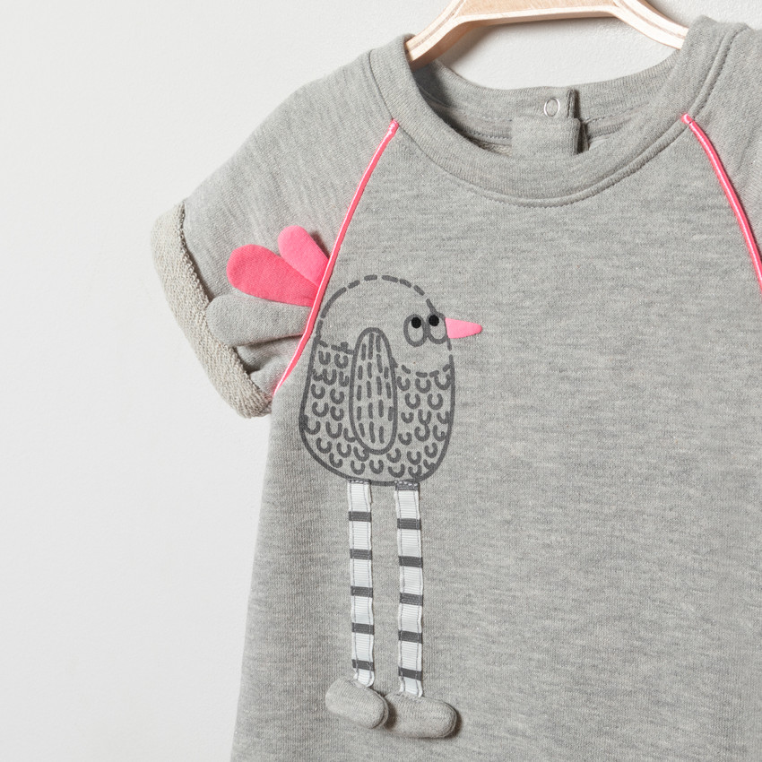 Φόρεμα κοντομάνικο για bebe κορίτσι 