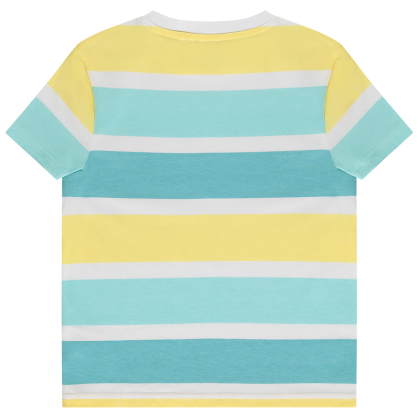 Κοντομάνικο μπλουζάκι με ρίγες για αγόρι 