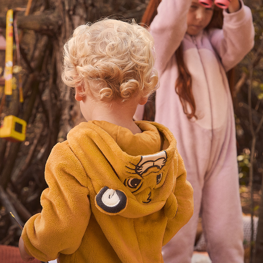 Πιτζάμα sherpa με κουκούλα Le Roi Lion Disney για μωρό αγόρι 