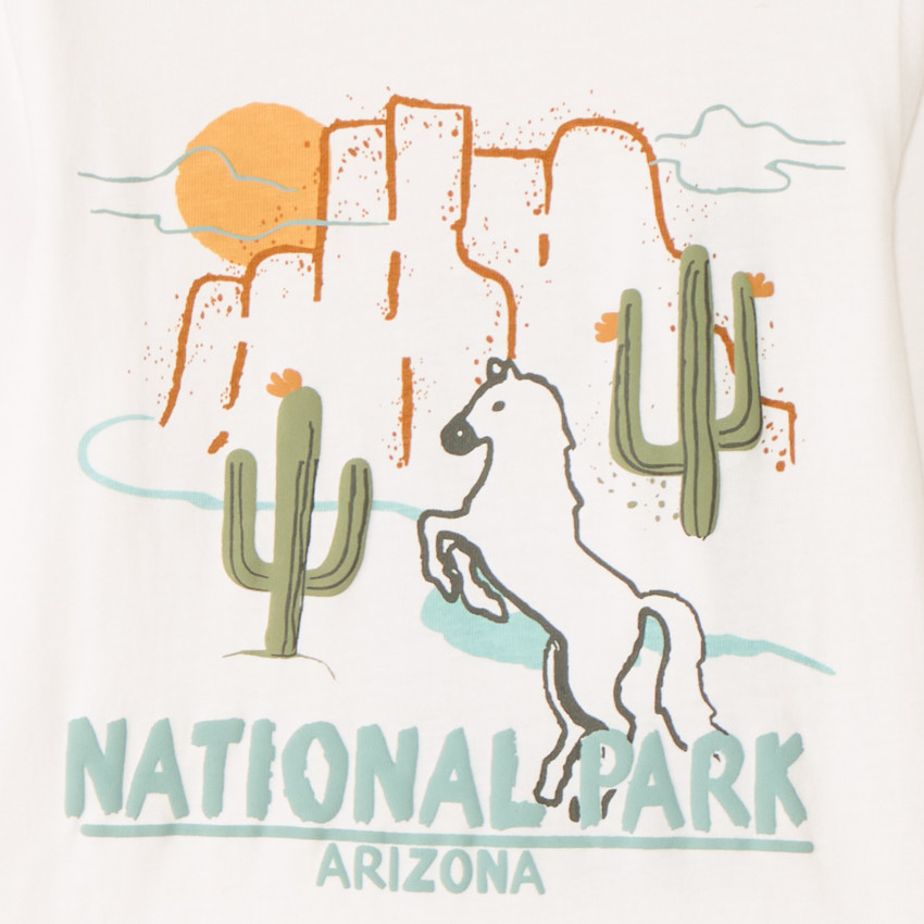 T-shirt à manches longues avec imprimé Arizona pour garçon bébé 
