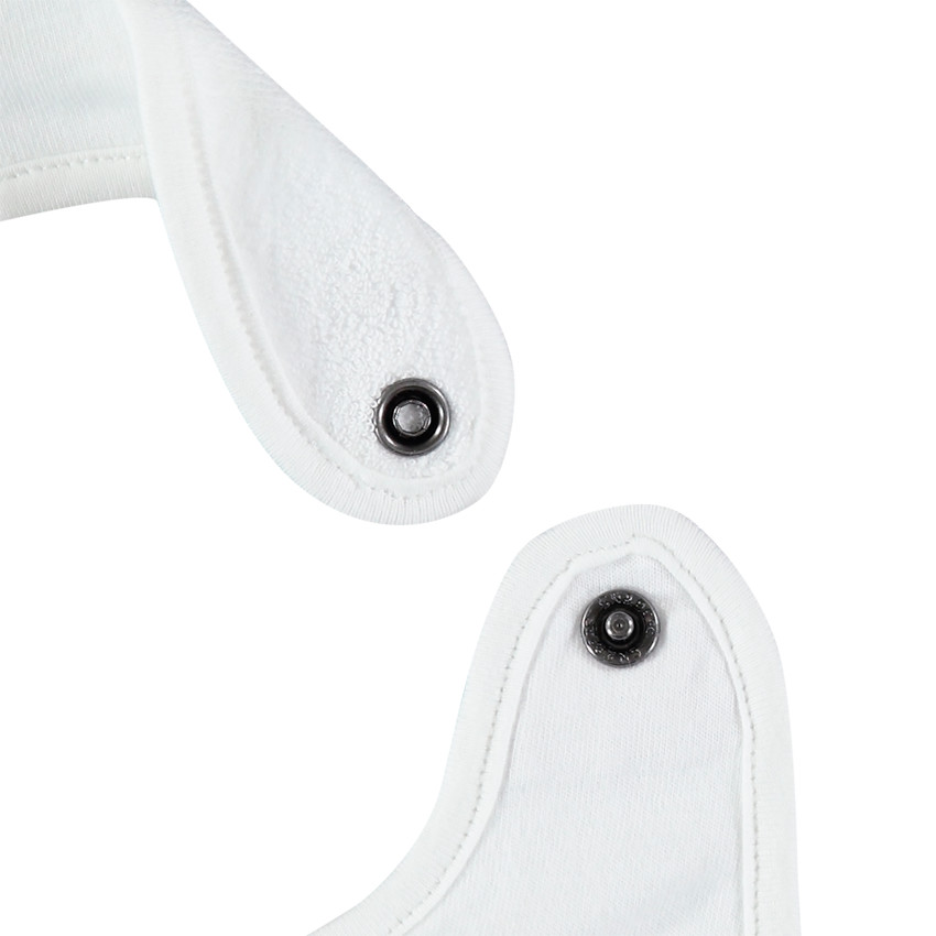 Σετ 2 βαμβακερές σαλιάρες με μοτίβο σύννεφα 