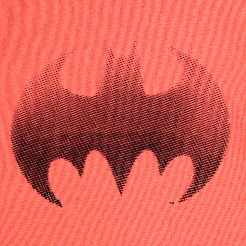 T-shirt manches longues orange print Batman 