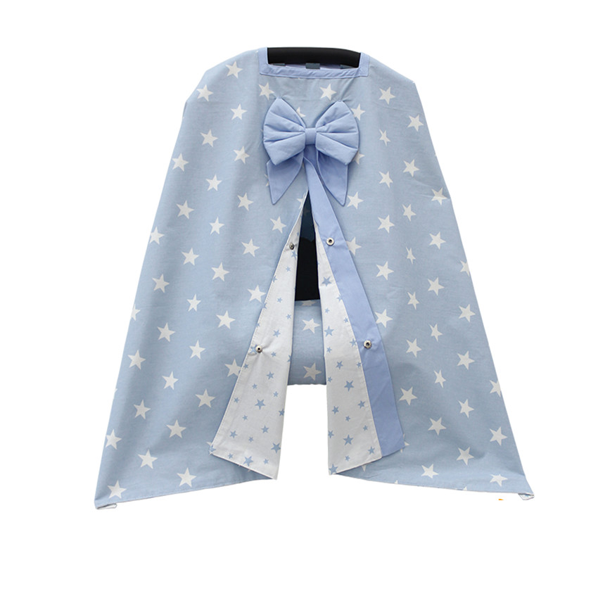 Κάλυμμα σκίαστρο Poncho γαλάζο με αστεράκια 