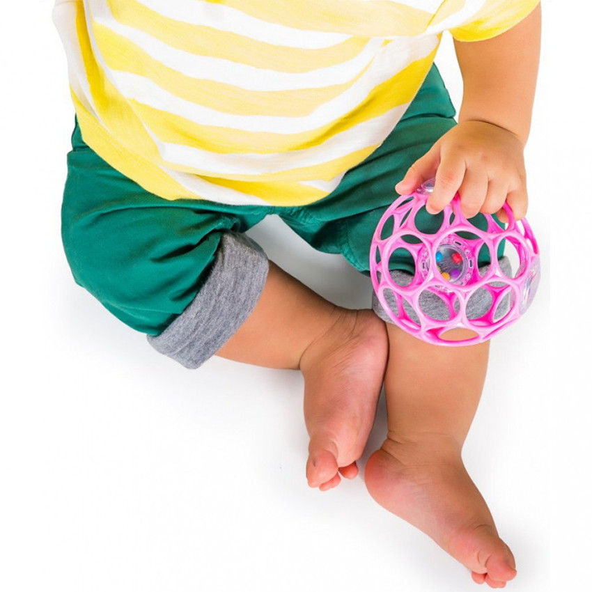 Παιχνίδι Oball Bs Oball Rattle Easy Grasp Toy Pink 