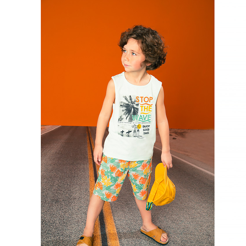Ensemble de plage débardeur et short pour garçon 
