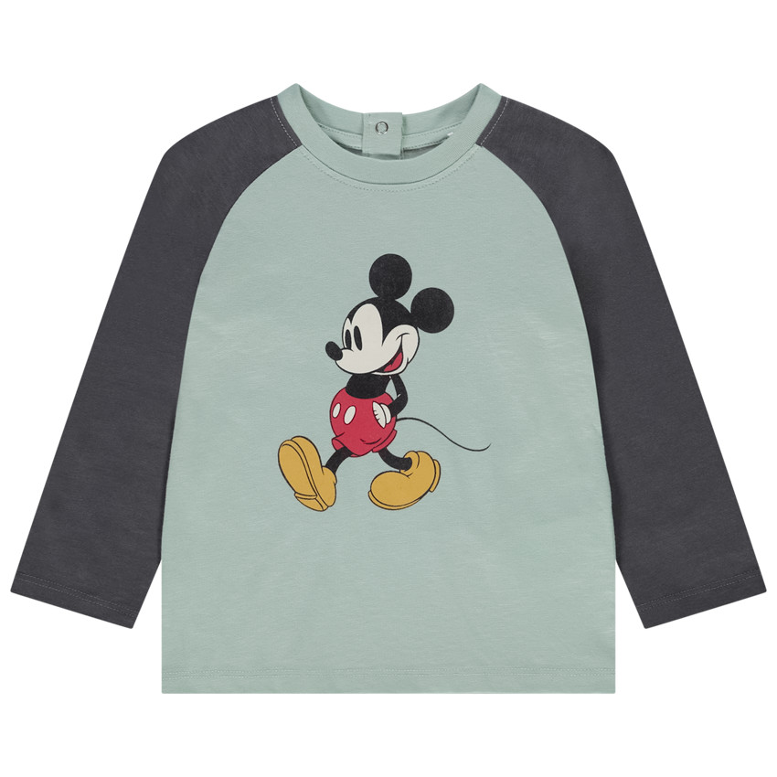 Μακρυμάνικο μπλουζάκι από jersey print Mickey Disney για bebe αγόρι 