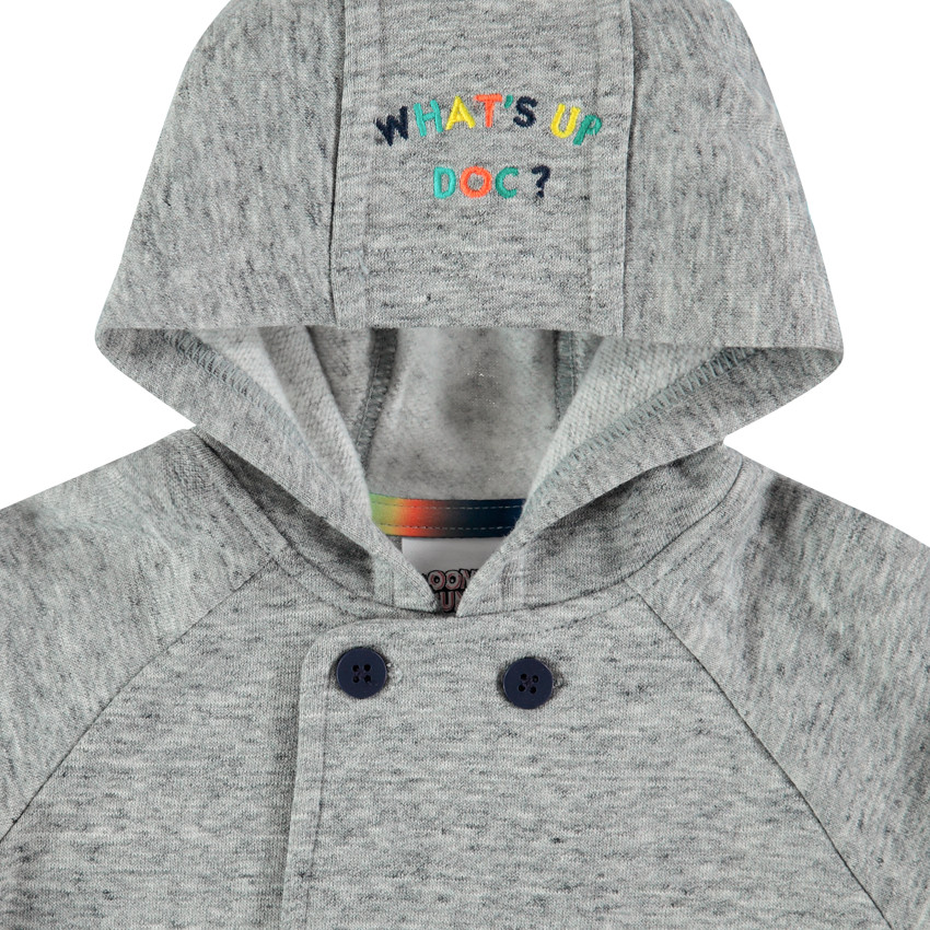 Σύνολο 3 κομματιών από μελανζέ φανέλα με στάμπα Bugs Bunny της Looney Tunes  Additional Σύνολο 3 κομματιών από μελανζέ φανέλα με στάμπα Bugs Bunny της Looney Tunes