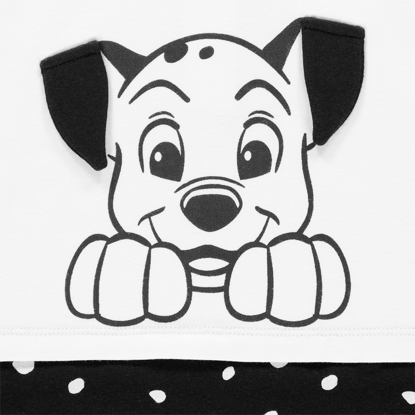 Combi κοντό effet 2 σε 1 σχέδιο 101 Dalmatiens Disney 