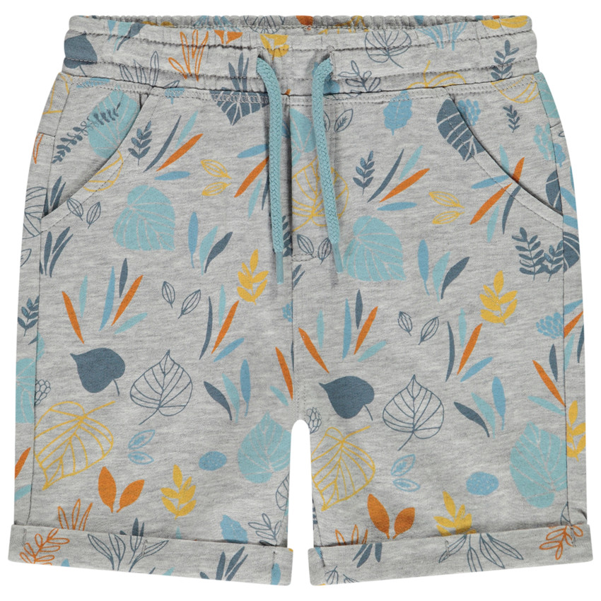 Βερμούδα από φούτερ με φαντεζί σχέδιο για bebe αγόρι 